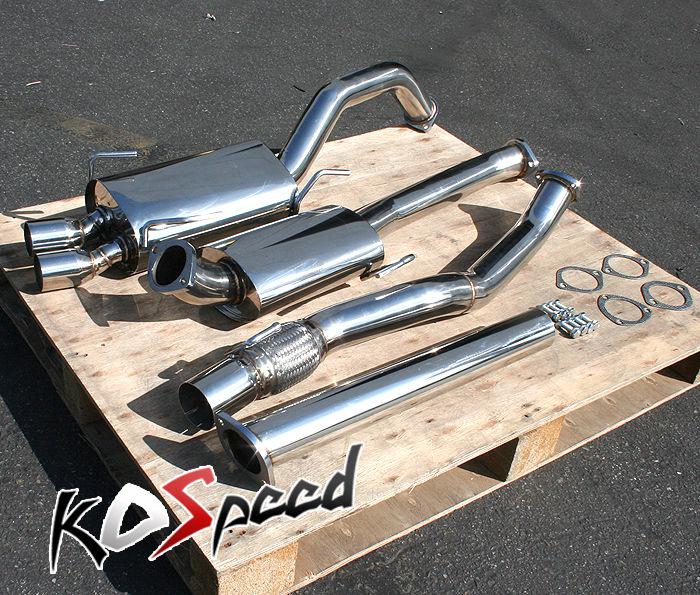 Stainless steel catback cat back exhaust system toyota celica st185 3sgte 3s-gte