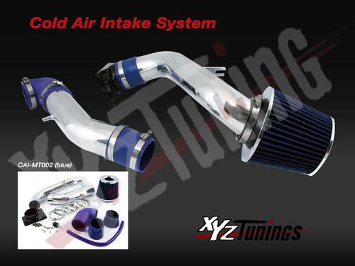 Jdm blue 99-03 galant 2.4 l4/3.0 v6 cold air intake racing system + filter 2.75"
