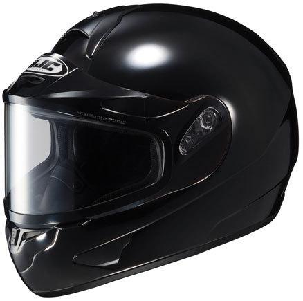 Hjc cl-16 black xl dual lens snowmobile full snow sled helmet x-large