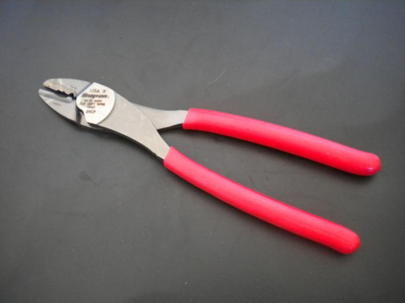 Brand new snap-on terminal crimping/cutter plier set, 9" long. excellent