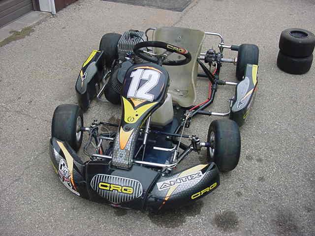 09 crg race kart complete and ready to race with extras