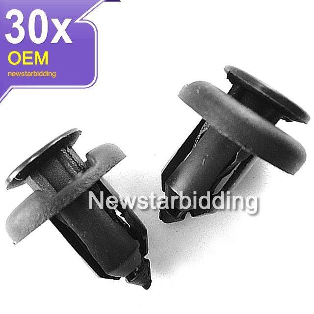 30pcs bumper nylon retainer clips for honda & acura 91503-sz3-003