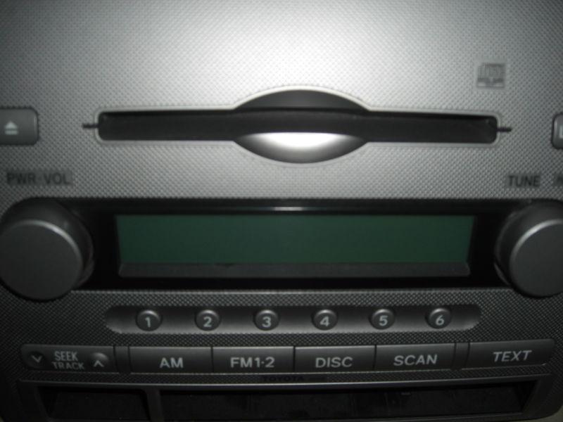 2005-2011 toyota tacoma pre-runner am/fm 6 disc cd player radio 86120-04130 oem