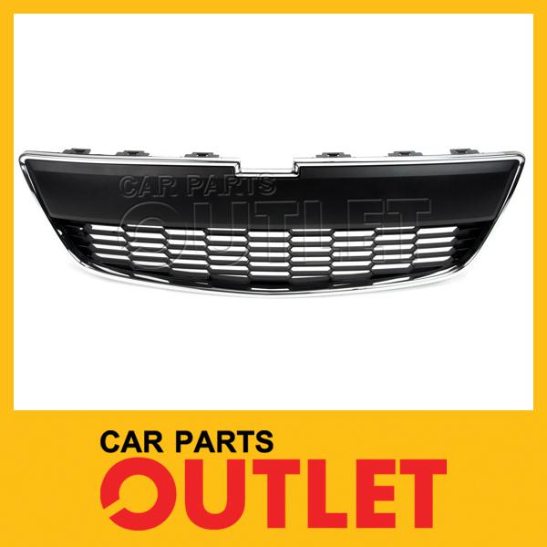2012-2013 chevy sonic front bumper black lower grille gm1036139 chrome molding