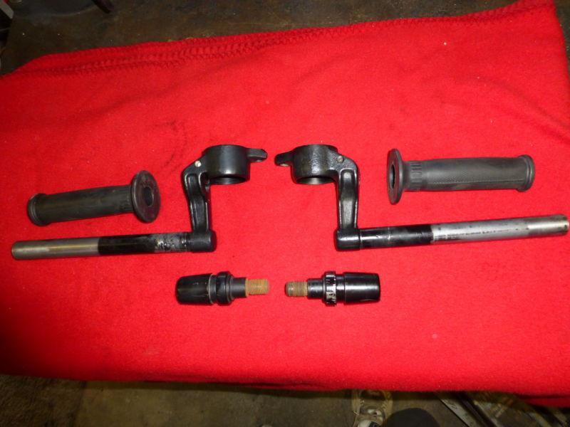 1984 1985 yamaha fj1100 handle bars grips and weights 