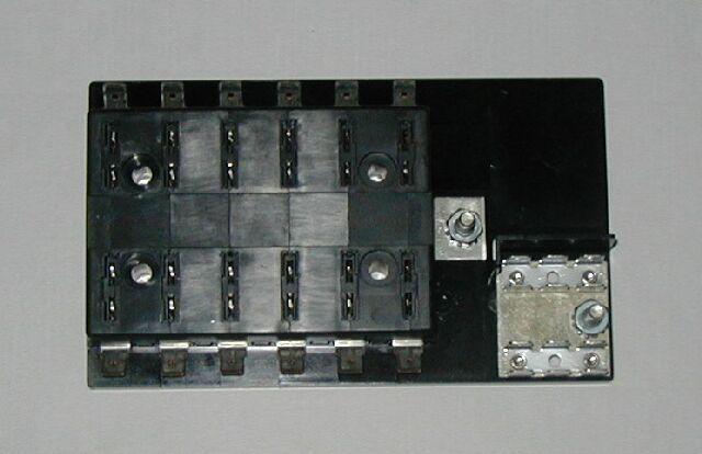 12 fuse panel with grounds - uses ato/atc fuses block hot rod rat custom boat