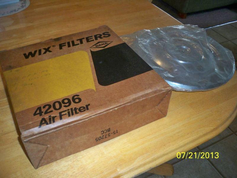  chrome air cleaner & filter 14" x 4"