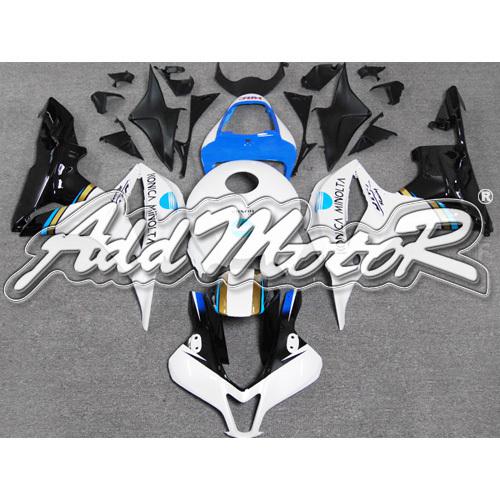 For cbr600rr 2007-2008 injection molded fairing konica minolta blue white 6717a