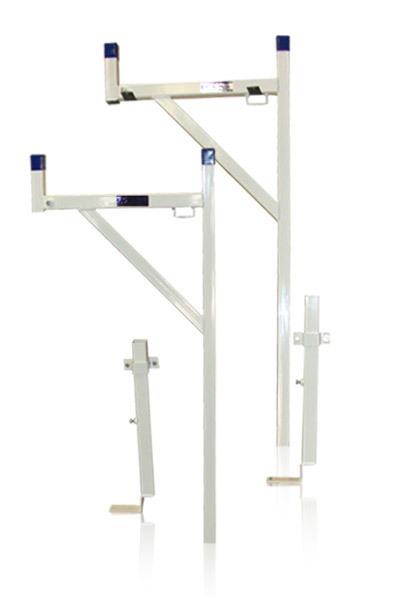 Removable ladder rack (pair), variable width (20"-35"), | white | 10 sets!