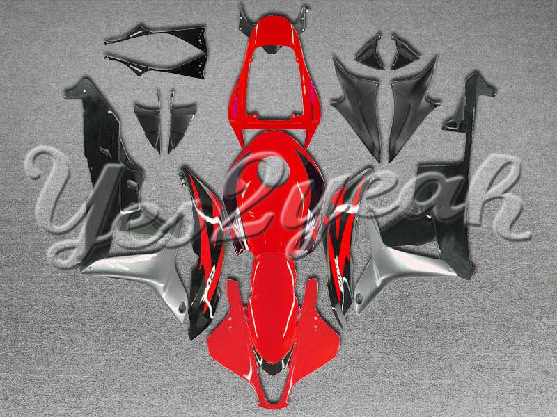 Injection molded fit 2007 2008 cbr600rr 07 08 red black fairing zn149