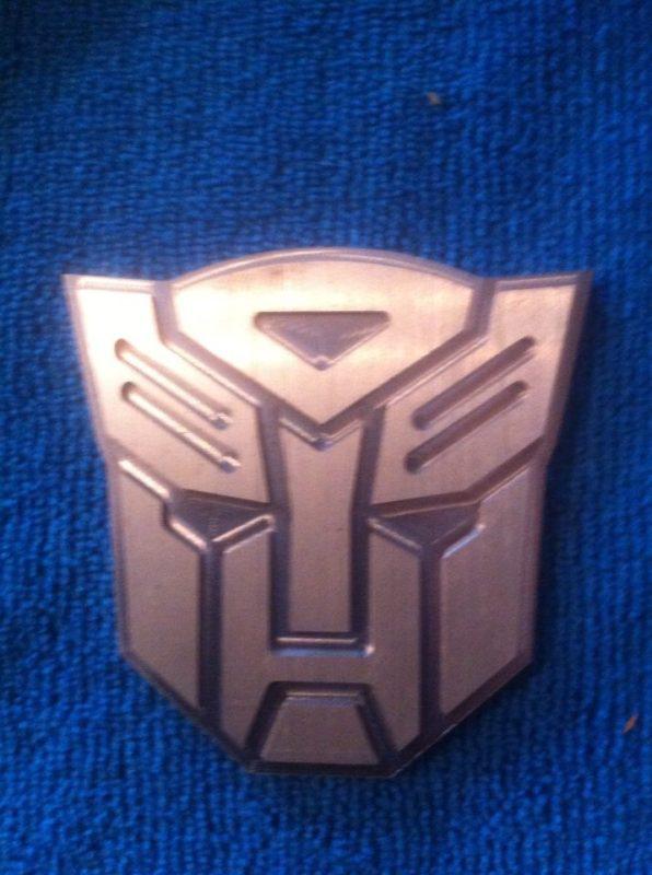 Autobot transformers fender emblems hot rod musclecar cnc mustang camaro 