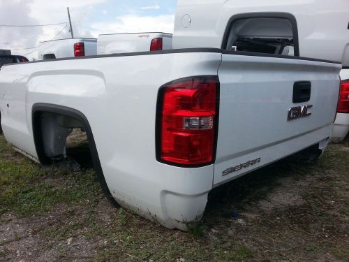 2015 2014 gmc sierra 8ft pick up bed assembly oem chevy gmc factory take off bed