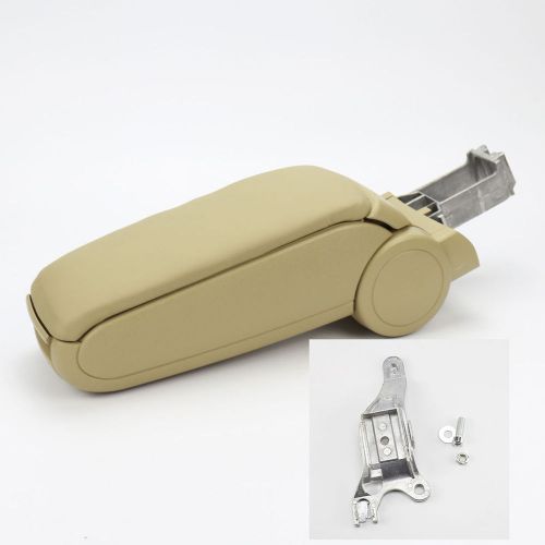Beige leather center console armrest full kit for audi 1999-2004 a6 4 door only