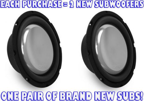 2) clarion wf2520 300w rms 10&#034; wf series shallow mount car subwoofers