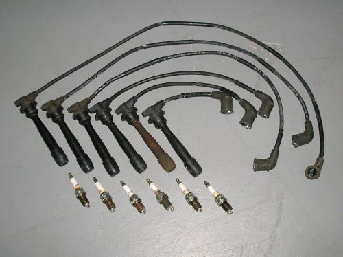 Oem 03-08 hyundai tiburon stock gt se 2.7l v6 spark plugs cable wires set 6