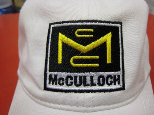 Vintage go-kart mcculloch period correct factory hat  chainsaw, hotsaw event*