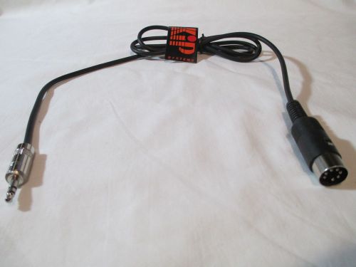 Vintage becker blaupunkt stereo radio 7 pin 3.5mm auxiliary neutrik plug nice.