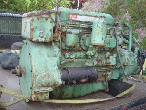 4-51 &#034;vintage 1950&#039;s&#034; detroit gm diesel marine engine, w/marine gear box.