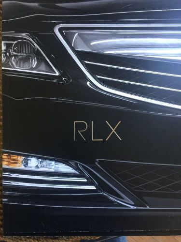 2015 acura rlx prestige brochure
