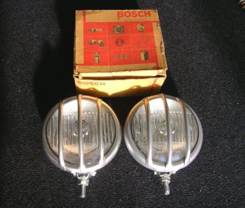 Vintage bosch stone guard rallye fog lamp mercedes mb porsche 356 911 vw cox nos