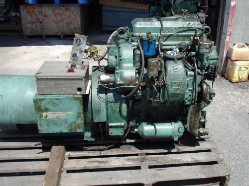 3-71 rc detroit diesel engine, 30kw marine gen set, w/kato generator