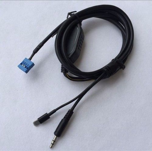 New car audio aux-in cable adapter for bmw e46 for iphone 5 6 6s 10pin socket