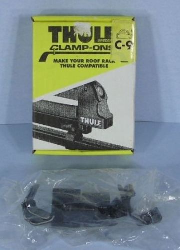 * thule clamp-ons c-9 for existing roof rack bars 1/2&#034; x 2&#034; c9 new *