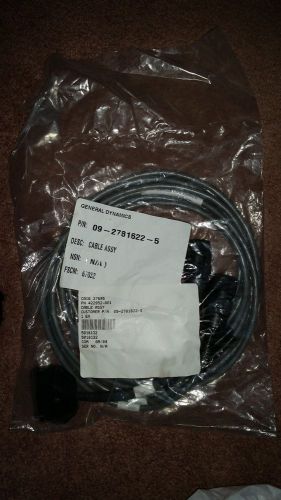 General dynamics c4 systems 09-2781622-5 cable assembly nsn 5895-01-516-9410