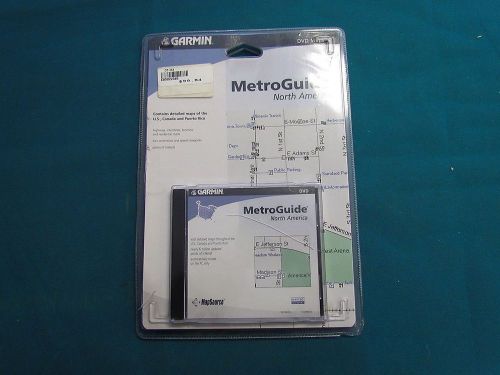 Garmin dvd maps metro-guide north america detailed map
