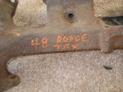 1948-53 dodge truck ex. manifold flat head 6 -218 cu.