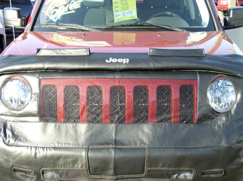 Jeep patriot front hood bra black new oem mopar