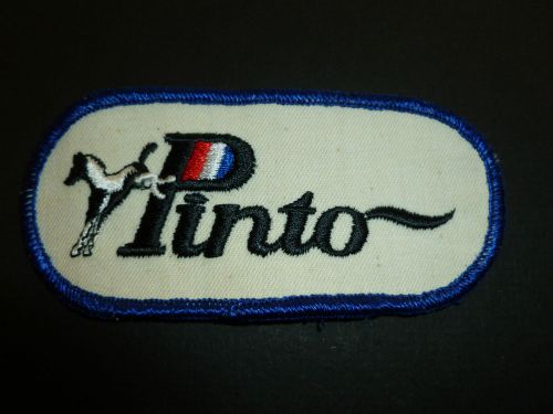 Pinto ford logo patch embroidered old beautiful original vintage used