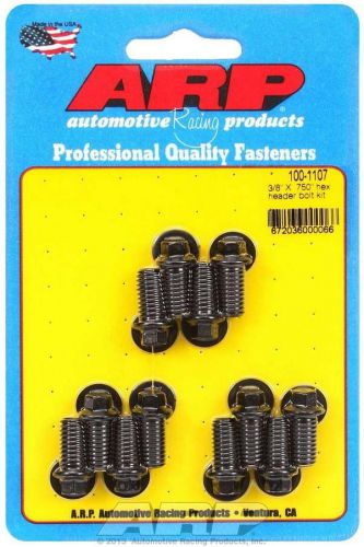 Arp header bolt kit universal 3/8-16 in thread x 3/4 in long p/n 100-1107
