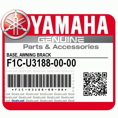 Yamaha f1c-u3188-00 base, awning bracket