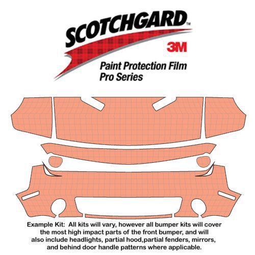 3m scotchgard pro clear bra pre-cut standard kit all vehicles! paint protection