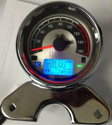 Ss185 lcd digital speedometer gauge odometer for prince motorcycle fgu-78