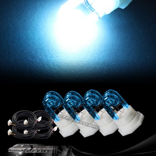 4x replacement bulbs for 120 / 160 watt hide a way strobe light f- blue