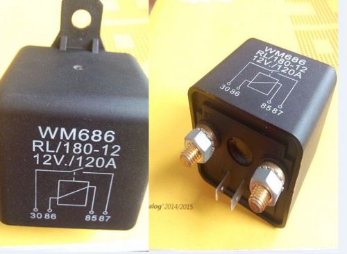 New 12v 120a heavy duty split charge relay car truck boat 120amp  freeshipping