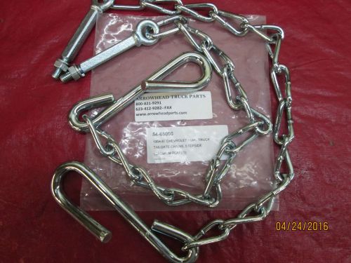 1954-87 chevy &amp; gmc truck one pair stepside bed tailgate chains