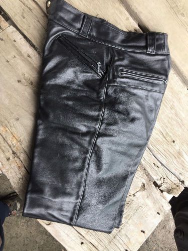 Harley- davidson leather motorcycle pants , 1970&#039;s