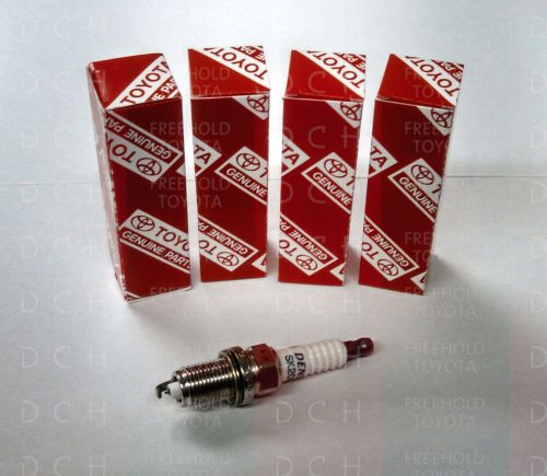 Four oem toyota tacoma spark plugs 1995 - 1999 *3rzfe* 2.7l 4cyl     90919-01176