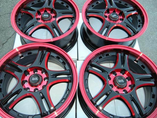 15 red wheels ion mazda 2 miata cabrio corolla forenza iq xa xb cube cooper rims