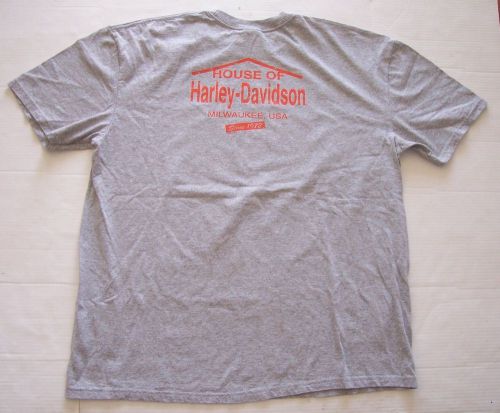 Vintage house of harley davidson milwaukee usa t shirt xxl