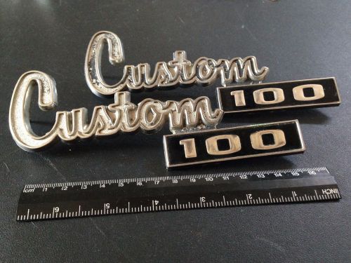 100 custom emblem truck emblem vintage set