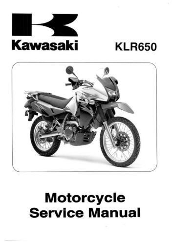 Kawasaki klr650, klr 650, 2008-2012 workshop service manual pdf format