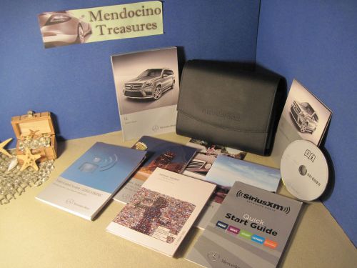 2013 mercedes gl350 gl450 gl550 owners manual cd case &#034;free u.s. ship&#034; buy oem