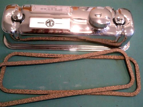Mg mgb chromed rocker cover and fittings