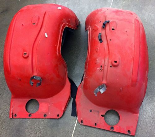 1968-1969 cutlass 442 w-30 red inner fender wells rare original - pair