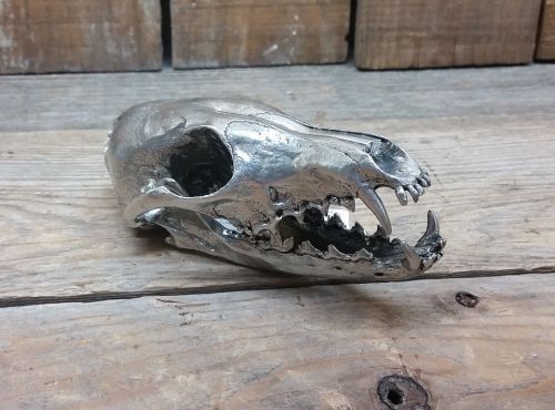 Dragon skull fink hood ornament or shift knob custom hot rod rat motorcycle