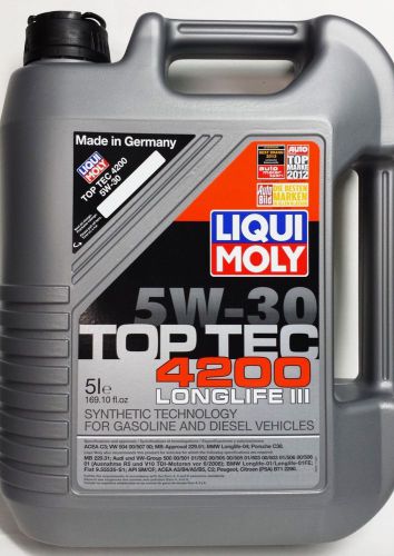 Liqui moly 5w30 full synthetic german motor oil audi, bmw, mb, porsche and more